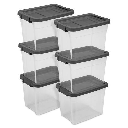 Sterilite clear plastic - 30,